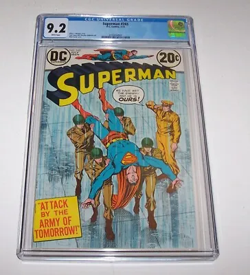 Buy Superman #265 - DC 1973 Bronze Age Issue - CGC NM- 9.2 (Nick Cardy Cover) • 95.94£