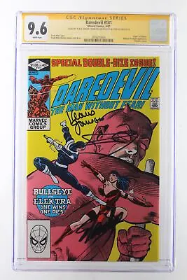 Buy Daredevil #181 - 1982 CGC 9.6   Death   Elektra. Signed Janson, Miller, Stan Lee • 561.65£