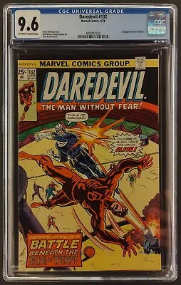 Buy Daredevil #132 Cgc 9.6 - Marvel Comics April 1976 - 2nd Appearance Of Bullseye • 279.82£