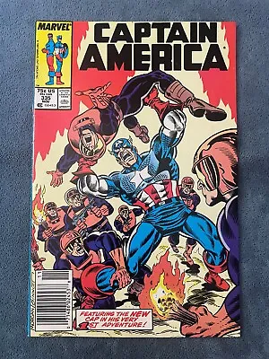 Buy Captain America #335 Newsstand 1987 Marvel Comic Book Mike Zeck Cover VF • 4.42£