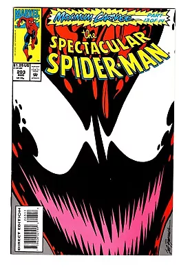 Buy Spectacular Spider-Man #203 - War Of The Heart! Guest-starring Captain America • 6.90£