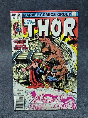 Buy The Mighty Thor - #293 - Roy Thomas & Keith Pollard - Marvel Comics 1980 - VF- • 3.99£