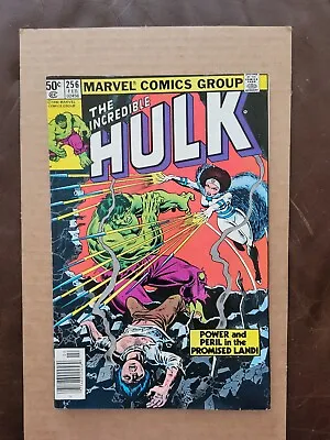 Buy Incredible Hulk #256 VF 1st Full App Sabra Cap America 4 Newsstand Marvel 1981 • 31.62£