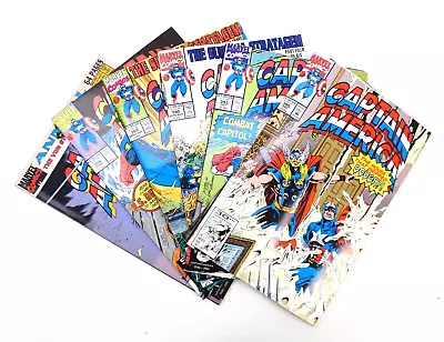 Buy Captain America Comics RARE #386 #389 #390 #393 #395 Marvel Bundle Comic Books • 59.99£
