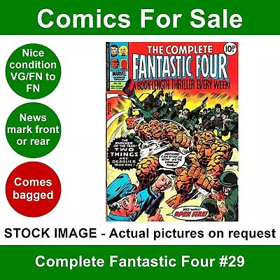 Buy Complete Fantastic Four #29 Comic VG/FN 12 April 1978 Marvel UK • 2.99£