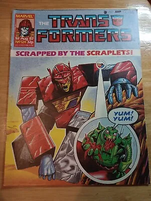 Buy RARE Transformers Comics Issues 121-125 '87 Marvel UK Feat. Iron Man, Spider-Man • 20£