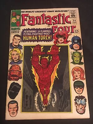 Buy THE FANTASTIC FOUR #54 VG+ Condition • 25.30£