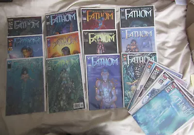 Buy Fathom, Complete 16 Comics Set, Michael Turner, Volume 1, Top Cow, Aspen • 48.49£