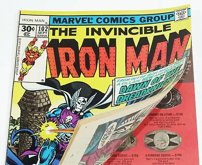 Buy Iron Man #102 FN+ Mark Jewelers Variant 1977 Marvel Comics • 37.41£