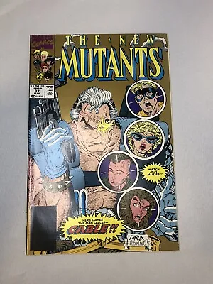 Buy The New Mutants 87 2nd Print 1st Appearance Cable MARVEL Comic KEY HIGH GRADE • 11.87£
