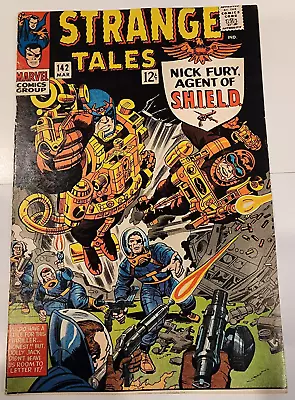 Buy STRANGE TALES #142 Kirby Ditko Nick Fury Agent Of SHIELD Dr Strange (4.5) VG+ • 12.05£