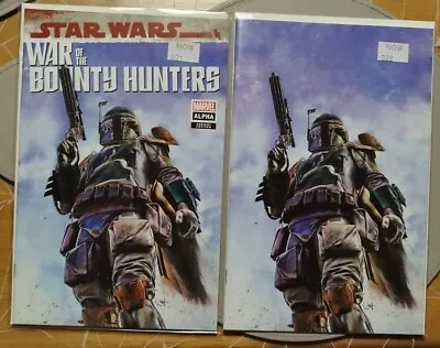 Buy Star Wars War Of The Bounty Hunters Alpha #1 Turini Virgin And Trade Variant Set • 27£