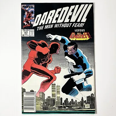 Buy Daredevil #257 Newsstand Punisher Vs Daredevil Marvel 1988 VF 🔥🔑 Disney+ Show! • 13.55£