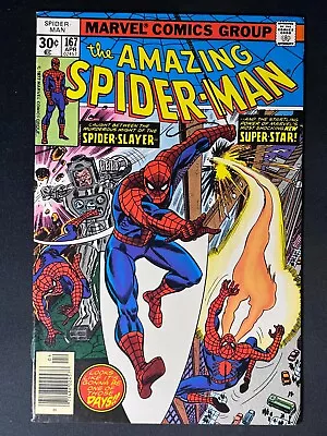 Buy The Amazing Spider-Man #167 1st App Will-O'-The-Wisp Marvel Comic #C158 • 15.95£