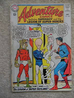 Buy ADVENTURE COMICS #324 - DC Comics - Sep. 1964 - 1st Super-Heroes Of Lallor  • 9£
