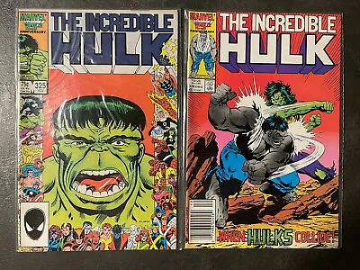 Buy Incredible Hulk #325 - 326 - 419 Newsstand Ed. VF/NM Marvel Comics SET • 102.41£