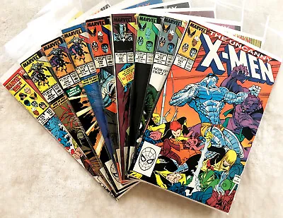 Buy X-Men #231 #233 #234 #241 #245 #249 #250 #252 Annual #10 9 Issue Discount Run! • 23.97£
