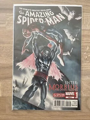 Buy Marvel Comics Amazing Spider-Man #699.1 2013 Very Rare 2nd Print Variant Morbius • 24.99£