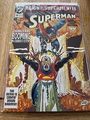 Buy Superman #80 Comic DC Comics Reign Of The Supermen 1993 • 2.70£