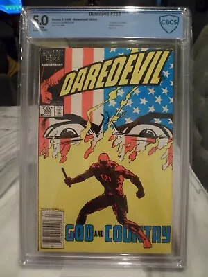 Buy Daredevil #232 CBCS 5.0 Marvel 1986 Frank Miller 1st Appearance Of Nuke Non CGC • 39.08£