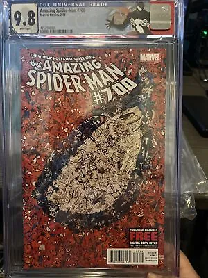 Buy AMAZING SPIDER-MAN #700 CGC 9.8 WP. Custom Label Death Of Peter Parker Comic • 137.94£