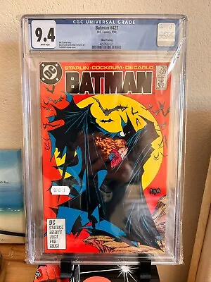 Buy Batman 423 CGC 9.4 DC 1988 3RD Print Iconic Cover Art By Todd McFarlane Key • 200£