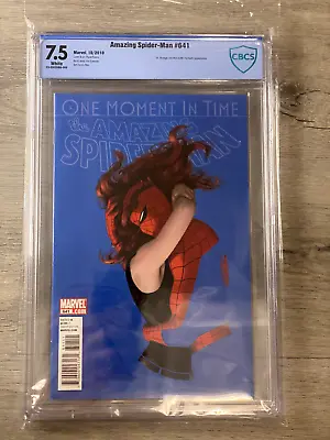 Buy Amazing Spider-man #641 One Moment In Time Negative Space Cover 2010 Cbcs 7.5 • 79.15£