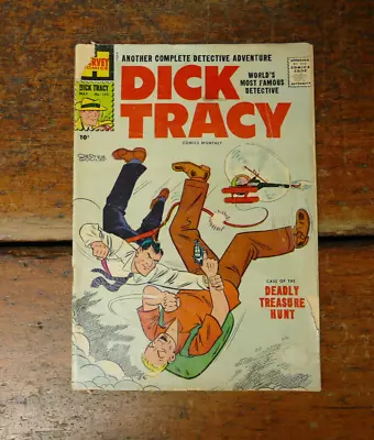 Buy DICK TRACY #123 [1958 HARVEY COMICS]    DEADLY TREASURE HUNT  Silver Age Comic • 10.24£