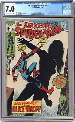 Buy Amazing Spider-Man #86 CGC 7.0 1970 1212567001 • 126.50£