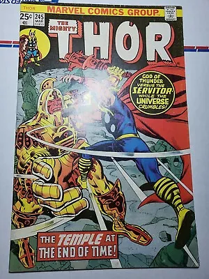 Buy Thor #245:  The Temple At The End Of Time  1st He Who Remains VG/FN Marvel 1976 • 19.18£
