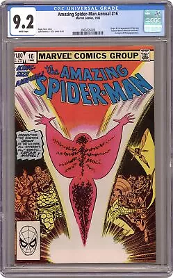 Buy Amazing Spider-Man Annual #16 CGC 9.2 1982 3963026008 • 158.78£