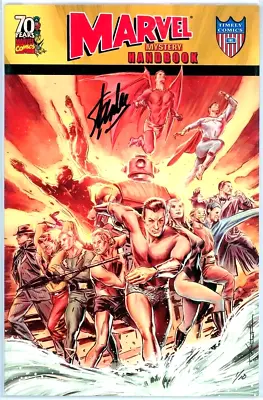 Buy Marvel Mystery Handbook Dynamic Forces Signed Stan Lee Df Coa #1 Timely Comics • 279.95£
