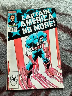 Buy Captain America # 332 & 333 Fine 1987 Key 1st John Walker As Captain America ! • 3£