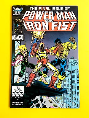 Buy Power Man And Iron Fist #125  Last Issue Of Series - Two Deaths!   1986 • 6.32£