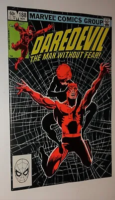 Buy Daredevil #188 Frank Miller Nm 9.2/9.4 White 1982  Black Widow • 41.27£
