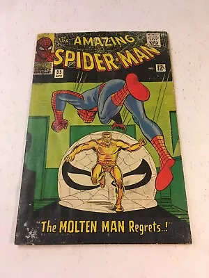 Buy Amazing Spider-man #35 1966 Marvel Water Damage Gd • 47.36£
