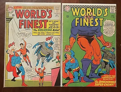 Buy Worlds Finest Lot 152 & 158 1965 Superman, Batman • 23.75£