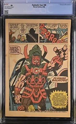 Buy Fantastic Four #48 Page 13 Only 1st Galactus Image! Silver Surfer CGC Intro • 177.40£