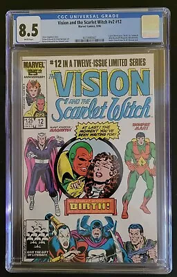 Buy Marvel Comics Vision And The Scarlet Witch #12 (1986) Volume 2 CGC 8.5 • 35.44£