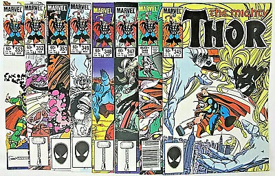 Buy The Marvel Mighty Thor #345 346 347 348 349 Malekith, 351 352 353 Death Of Odin • 32.09£
