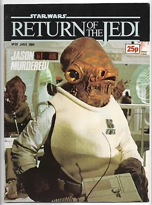 Buy Star Wars Return Of The Jedi #29 Weekly VG (1984) Marvel Comics UK • 5£