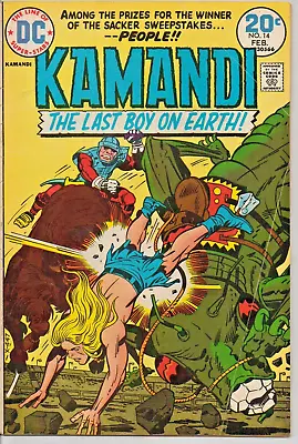Buy  KAMANDI  No 14 1974  Jack Kirby Cover  Winner Take All  DC VG-F 5.0 • 6.99£