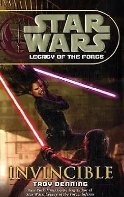 Buy Star Wars: Invincible (Us) (Star Wars: Legacy Of The Force), Denning, Troy, Used • 19.75£