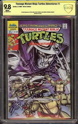 Buy Teenage Mutant Ninja Turtles Adventures # 1 CGC 9.8 White (Archie, 1989) 4 Sigs! • 553.67£
