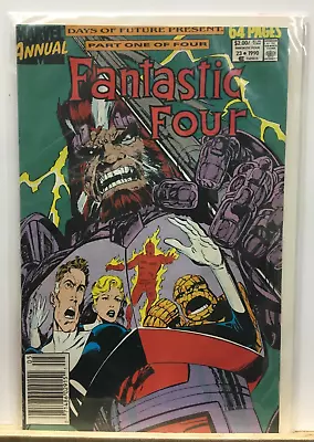 Buy Fantastic Four Annual #23 VF+ Newsstand Barcode First 1st App AHAB (x-men) • 7.90£