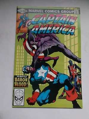 Buy Marvel: Captain America #254, 1st App New Union Jack, Battles Baron Blood, 1980! • 27.70£
