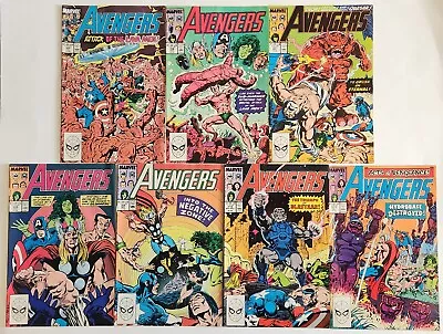Buy The Avengers #305-311 VF 7 Issue Lot Set Marvel Comics 1989 • 11.11£