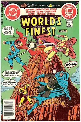 Buy World's Finest 276 DC Superman Batman Dollar Comic Newsstand Format 1982 8.5 VF+ • 6.40£