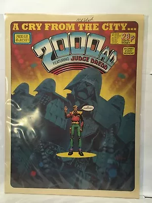 Buy 2000 AD #531 VF 1st Print UK Comics Magazine • 3.50£