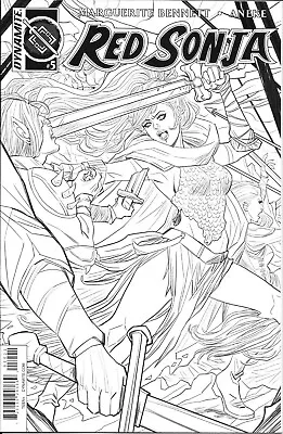 Buy RED SONJA Vol 3  #5 (2016) Variant B/W Incentive Cover 'A' By MARGUERITE BENNETT • 2.95£